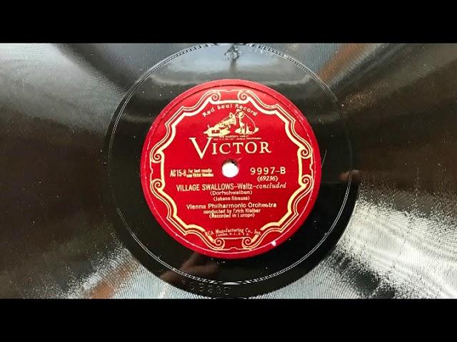 [78rpm] Johann Strauss - Blech / Kleiber / Walter