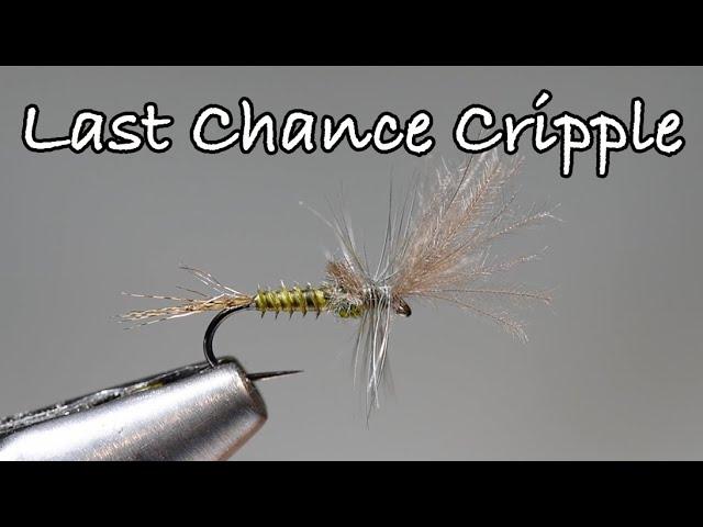 Last Chance Cripple Fly Tying Instructions by Charlie Craven