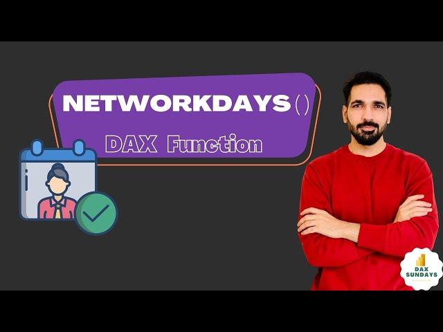 How to use NETWORKDAYS DAX Function? What is it? | DAX Tutorial | DAX Sundays |BI Consulting Pro| 4K