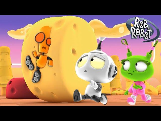 This Adventure is Wheely Cheesy | Rob The Robot | Preschool Learning