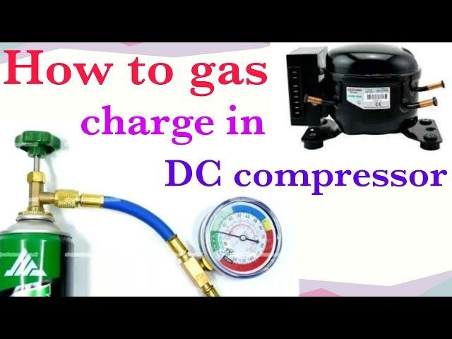 gas charging in refrigerator |  12v DC compressor refrigerator urdu hindi [ft tech]