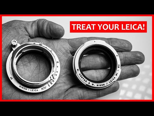  Nikon RF / Contax RF Lenses for Leica M Cameras! | Amedeo Adapters for Leica (Nikon S + CRF)