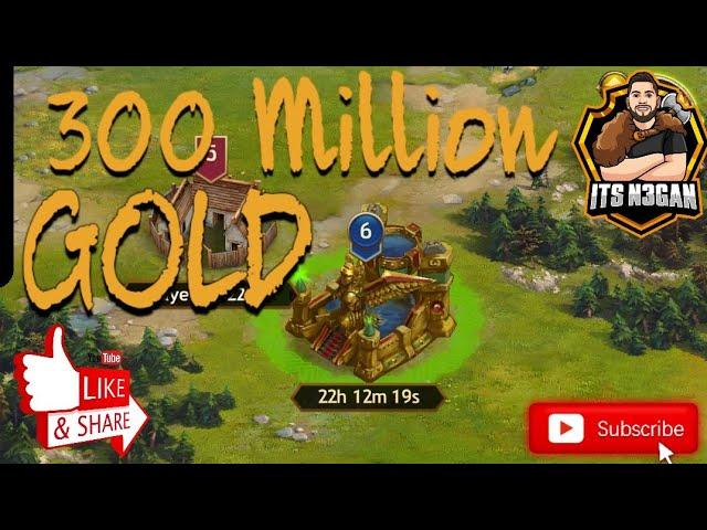 300 Mil Gold on tiles from KVK Win - Vikings: War of Clans