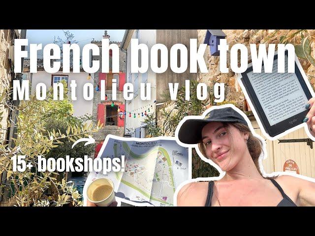 Visit France's village of books with me! Montolieu vlog  | booktube