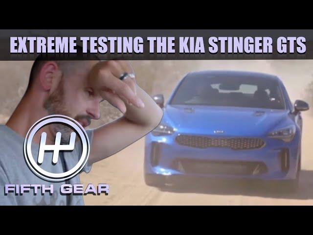 Extreme testing the KIA Stinger at the California  Proving Grounds - The FULL Challenge | Fifth Gear