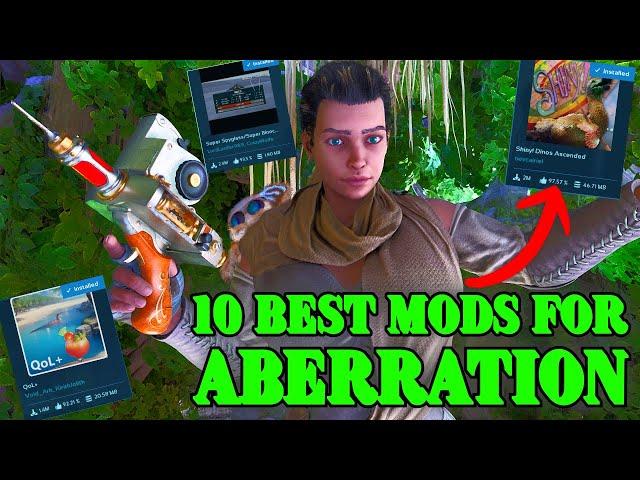 Top 10 Best MODS for Aberration in Ark Survival Ascended!!!