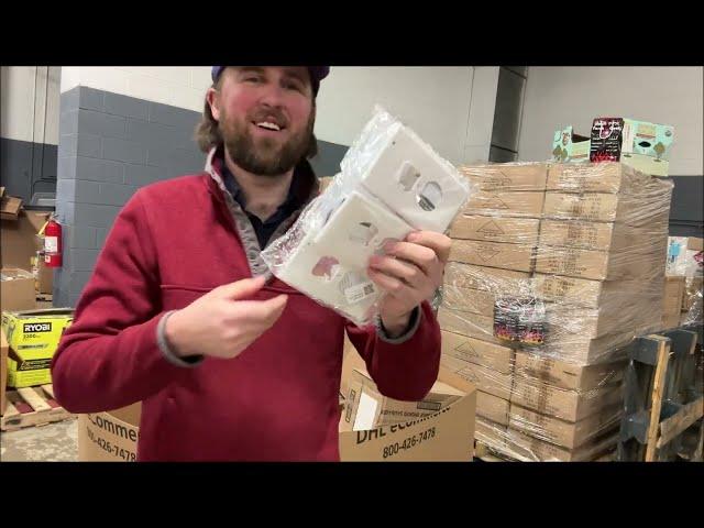 Unboxing a Pallet of Unclaimed Mail