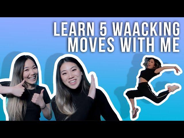 Learn 5 Waacking Movements with me! | Tutorial & Learn with me