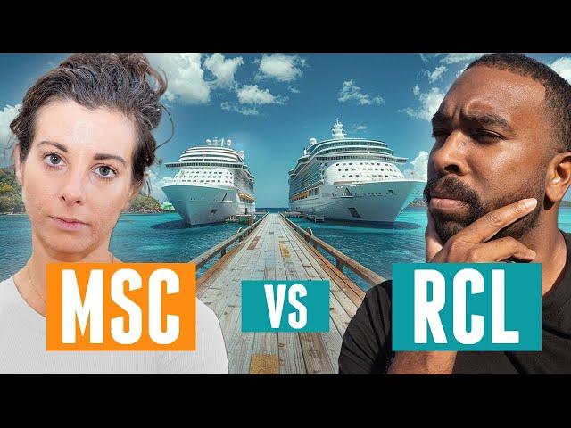 We Tried Two Cruise Ships At The Same Time | Royal Caribbean vs MSC