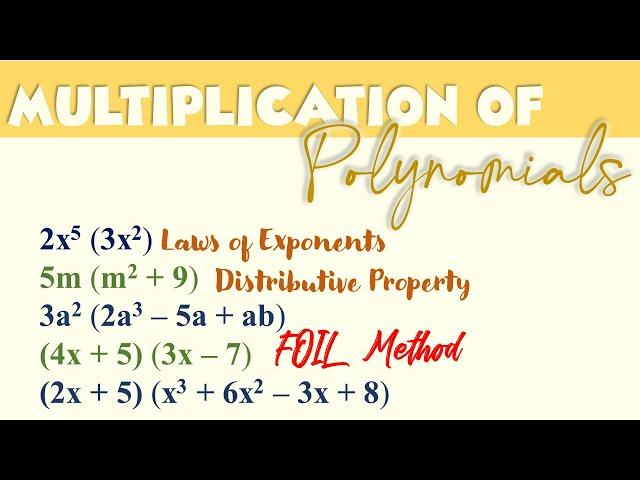 Multiplication of Polynomials | Ms Rosette