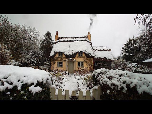 Britain's Most Beautiful Villages in a Snowstorm | Winter in the UK Countryside