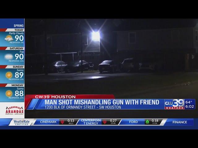 Mna shot mishandling gun with friend | CW39 HOUSTON