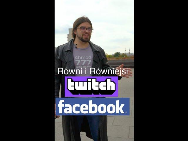 Równi i równiejsi na twitchu i facebooku #shorts #dataleaks