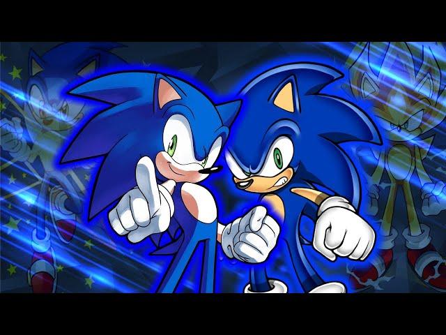 Sonic (Archie) vs Sonic (Frontiers) | Sprite Animation | feat. @zerdzz