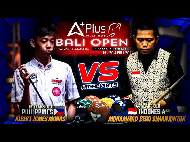 AJ MANAS VS MUHAMMAD BEWI SIMANJUNTAK, 9-BALL OPEN 2024 - HIGHLIGHTS | PINOY COMMENTARY