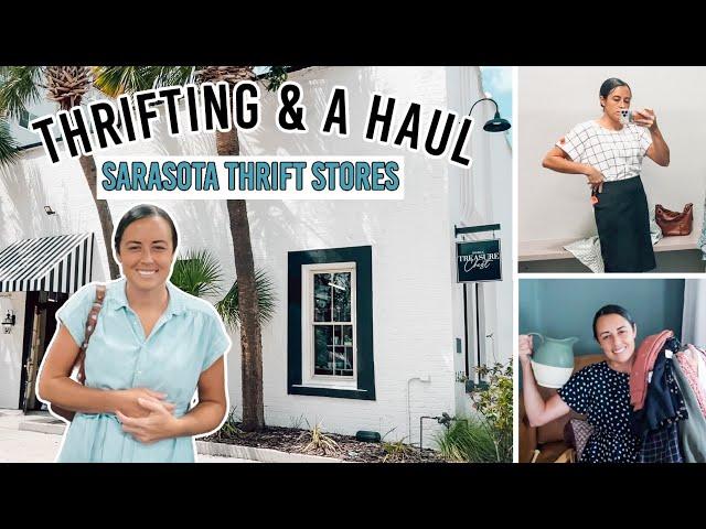A FUN THRIFT HAUL |  THRIFTING IN STORES IN SARASOTA, FLORIDA | LYNETTE YODER
