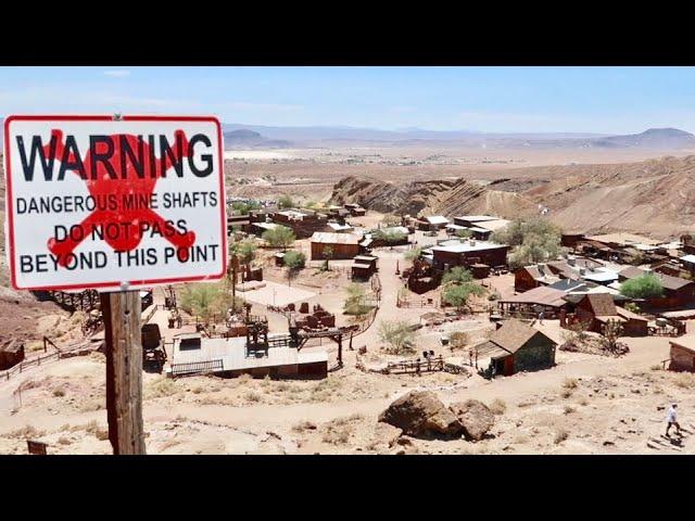 Calico Ghost Town - Old West Desert Village & Dangerous Mine Shafts