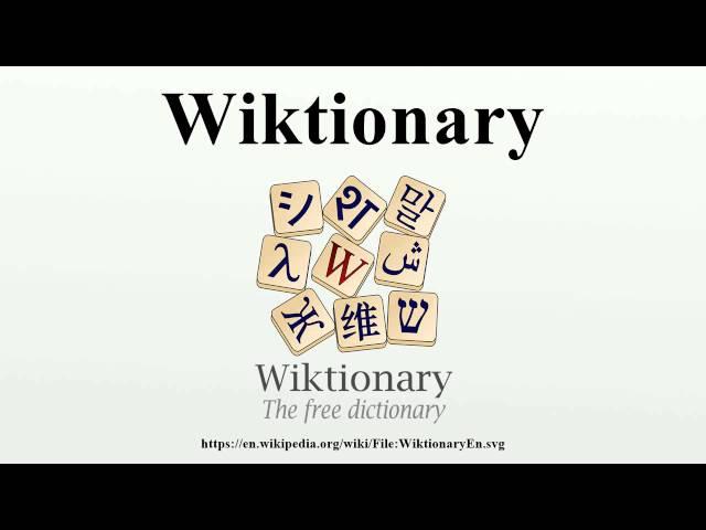 Wiktionary