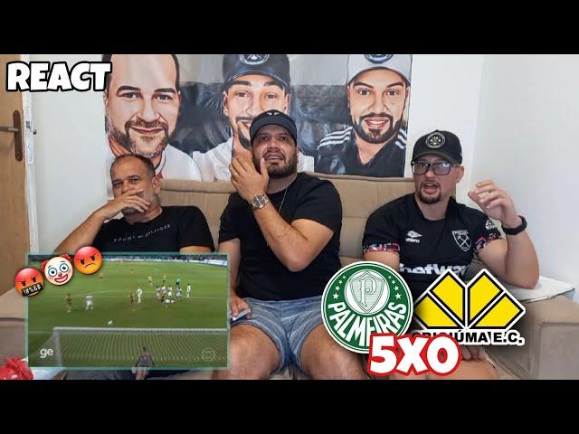 REACT PALMEIRAS 5X0 CRICIÚMA - ESTÃO VOANDO NOVAMENTE! BRASILEIRÃO