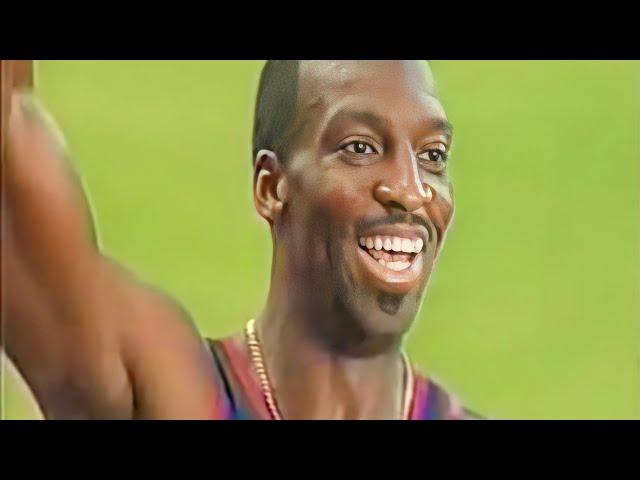 Michael Johnson -  World Record 400m - 43.18 - 1999 Seville - High Quality