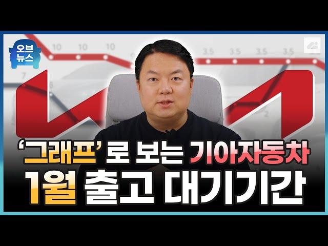 기아자동차 25년 1월 출고 대기 기간 소식!｜EV3, K8, 쏘렌토, 카니발 등 기아자동차 전 차종 생산일정!｜그래프로 보는 1월 생산 일정