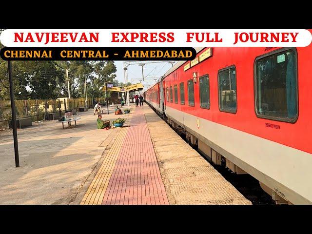 Navjeevan Express Full Journey | Chennai to Ahmedabad | Daily Train | Pantry Food