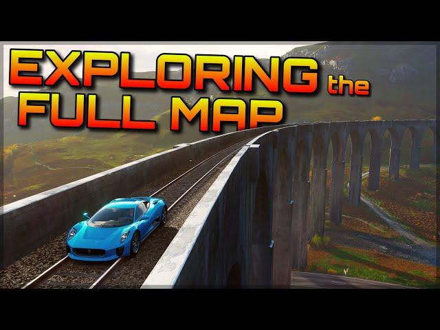 Forza Horizon 4 | Exploring the full map + Fun locations!