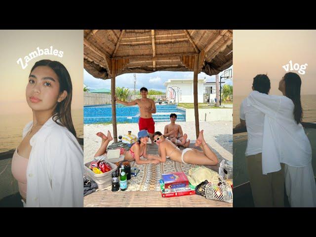 ZAMBALES, PH · spending the holy week, jacuzzi & bonfire nights, beach volleyball | AIKA