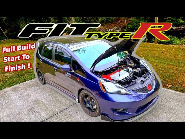 Full Build: + Cheapest K24 swap HONDA FIT making a Type R !