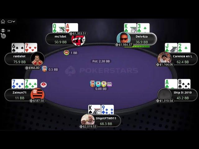 SCOOP 106-H $530 PKO raidalot | Ship It 2010 | mc1dot - Final Table Poker Replays