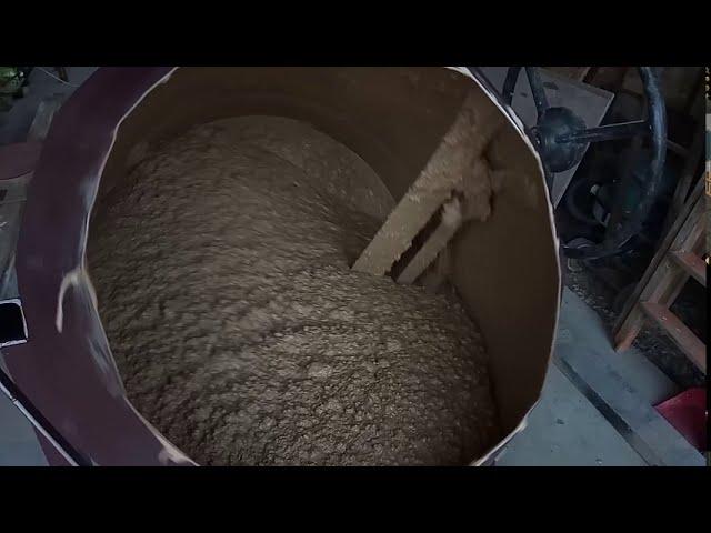 Бетономешалка своими руками. Concrete mixer self made