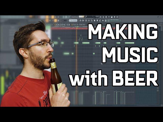 Making music with a BEER BOTTLE !