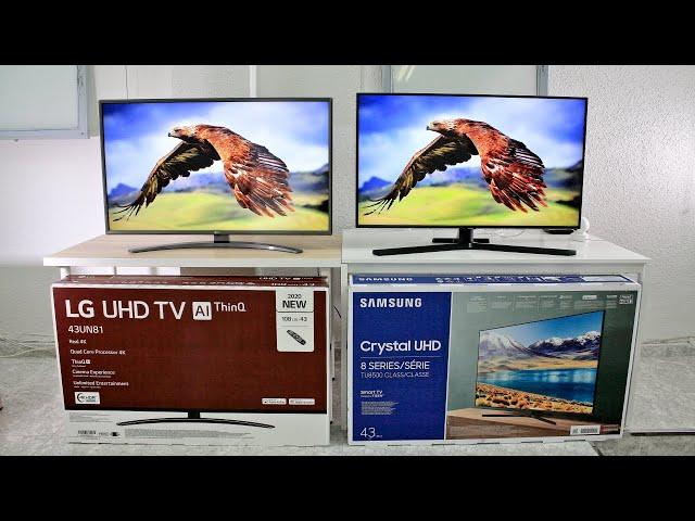 LG UN8100 vs  Samsung TU8500 - COMPARISON