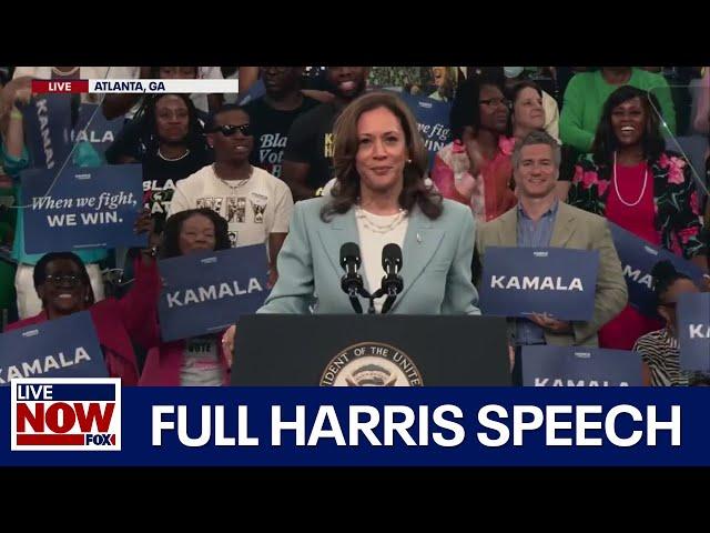 WATCH: Kamala Harris FULL SPEECH in Atlanta with Quavo, Megan Thee Stallion