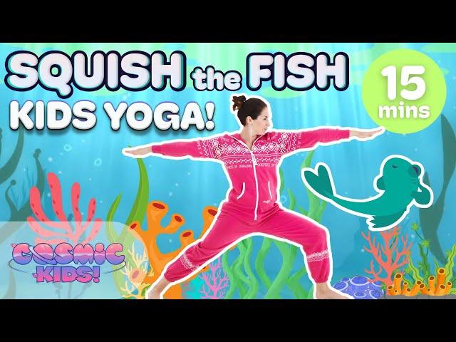 Squish the Fish | Yoga for Kids! A Cosmic Kids Yoga Adventure
