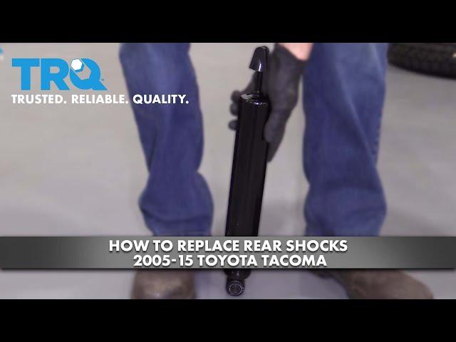 How to Replace Rear Shocks 05-15 Toyota Tacoma