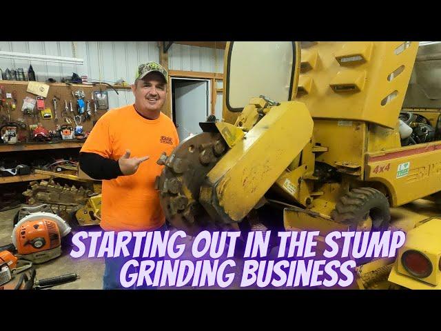 Starting out in the Stump Grinding Business