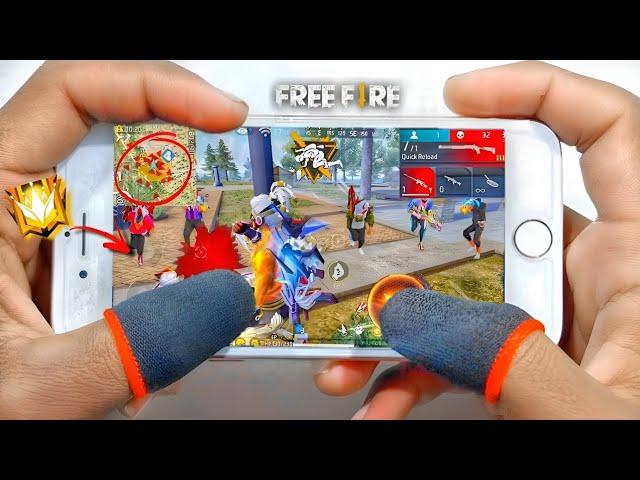 Iphone 6s 40+kill in Br rank Free Fire full Handcam gameplay +32gb ram test 2025