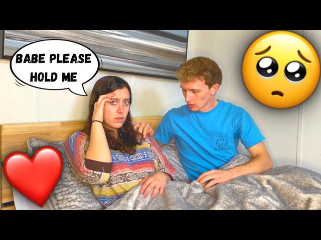 Having A NIGHTMARE Then Asking Him TO HOLD ME *CUTE REACTION*