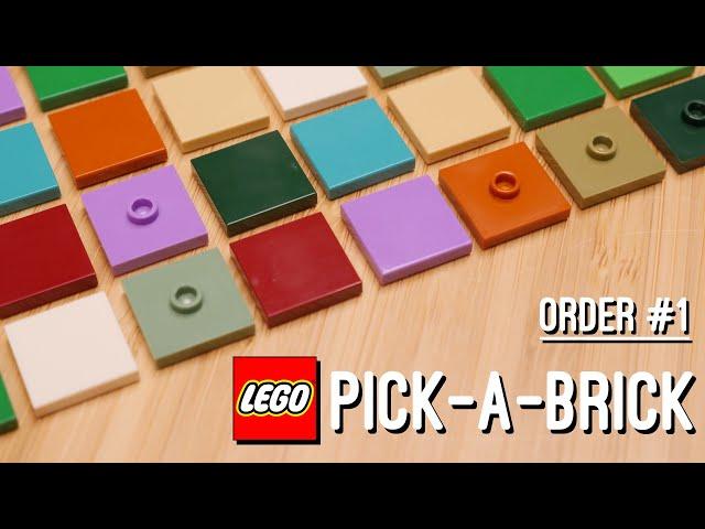 Pick a Brick Order 1 - Trying Out the New Website!