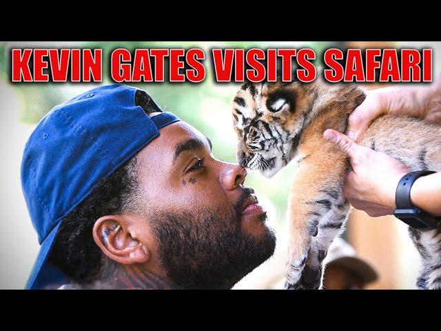 Kevin Gates Hugs Monkeys! | Myrtle Beach Safari