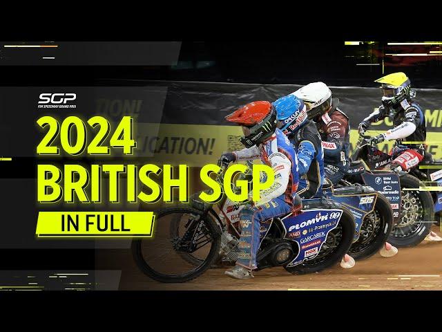 FULL RACE: #BritishSGP 2024 | The Roar of the Dragon 󠁧󠁢󠁷󠁬󠁳󠁿 | FIM Speedway Grand Prix