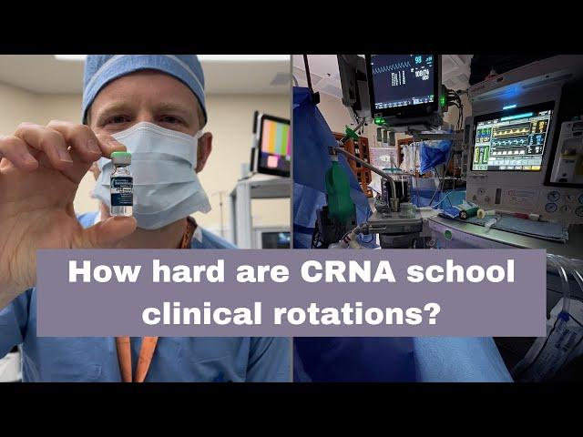 Overview of CRNA school senior year | Senior year nurse anesthesia resident