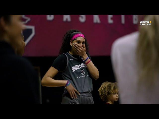 Kamilla Cardoso gets a surprise ahead of South Carolina's senior night | Full Court Press