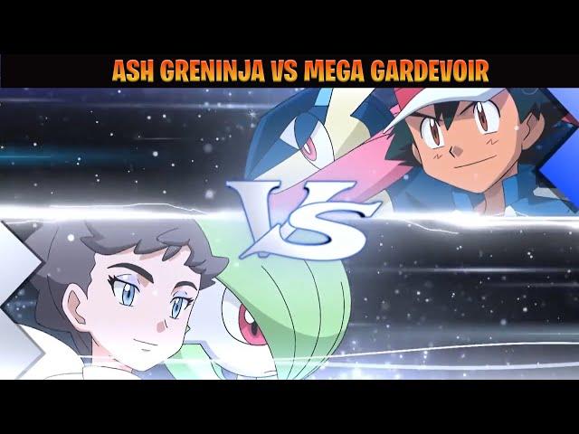 Ash-Greninja vs Mega Gardevoir - Pokemon XYZ episode 25 [English Sub]