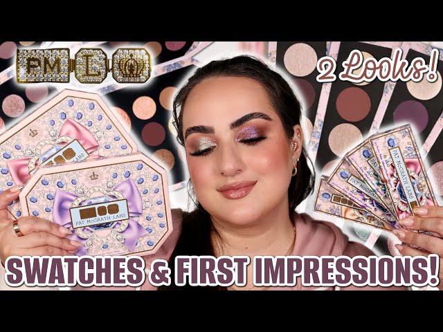 PAT MCGRATH BIJOUX BRILLIANCE HOLIDAY COLLECTION FIRST IMPRESSIONS, SWATCHES & 2 LOOKS!