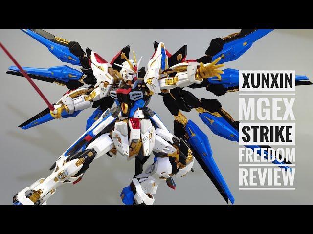 XunXin Model MGEX Strike Freedom Golden Legend Review