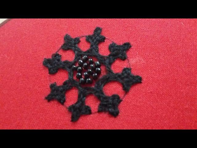 Creative Sindhi work||Gujrati Stitch ,Sindhi tanka,kutch work in round shape .