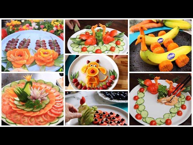 [1 HOUR] Art In Vegetable & FRUIT CARVING AND CUTTING TRICKS