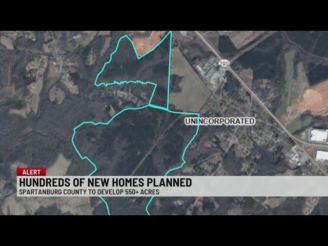 Over 1,000 new homes planned for Spartanburg Co.